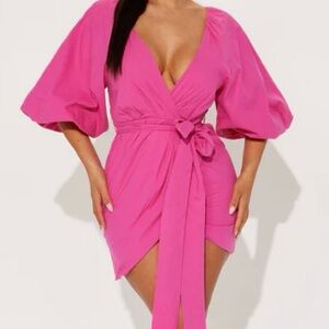 Fashion Nova Pink Mini Dress